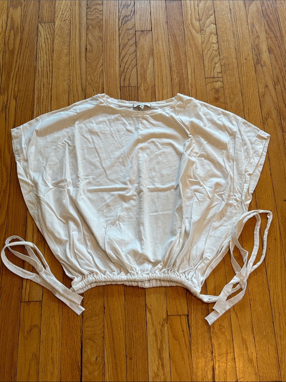 Eri + Ali oversized dolman tie bottom tee size large Anthropologie